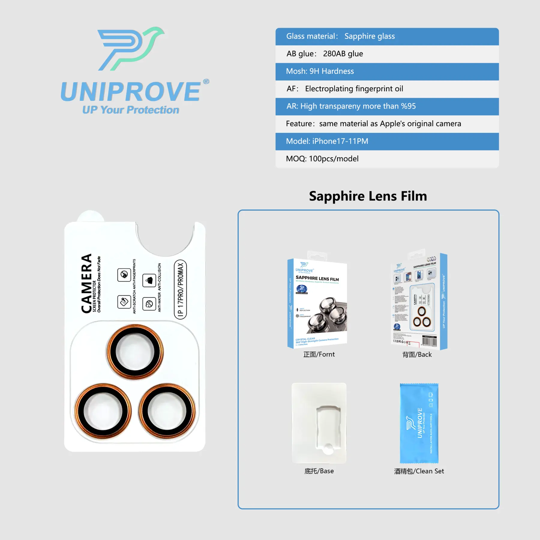 Sapphire Camera Lens Protector product detail 6