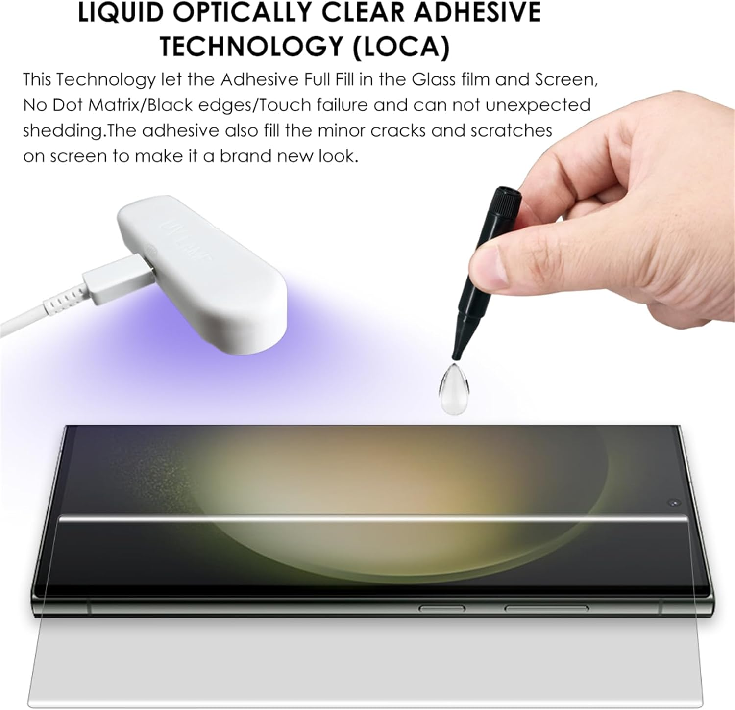 UV Liquid Full Glue Glass product detail 1