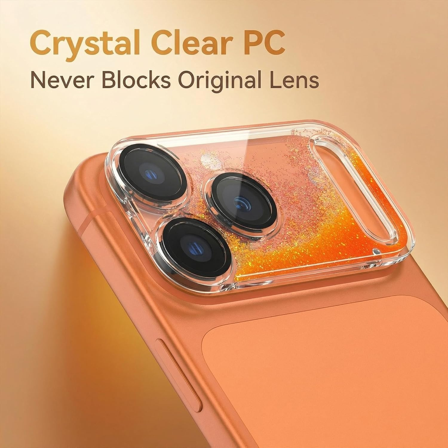 Flowing Glitter Integrated Camera Lens Protector product detail 1