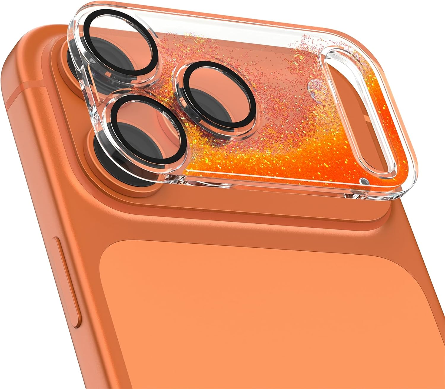 Flowing Glitter Integrated Camera Lens Protector