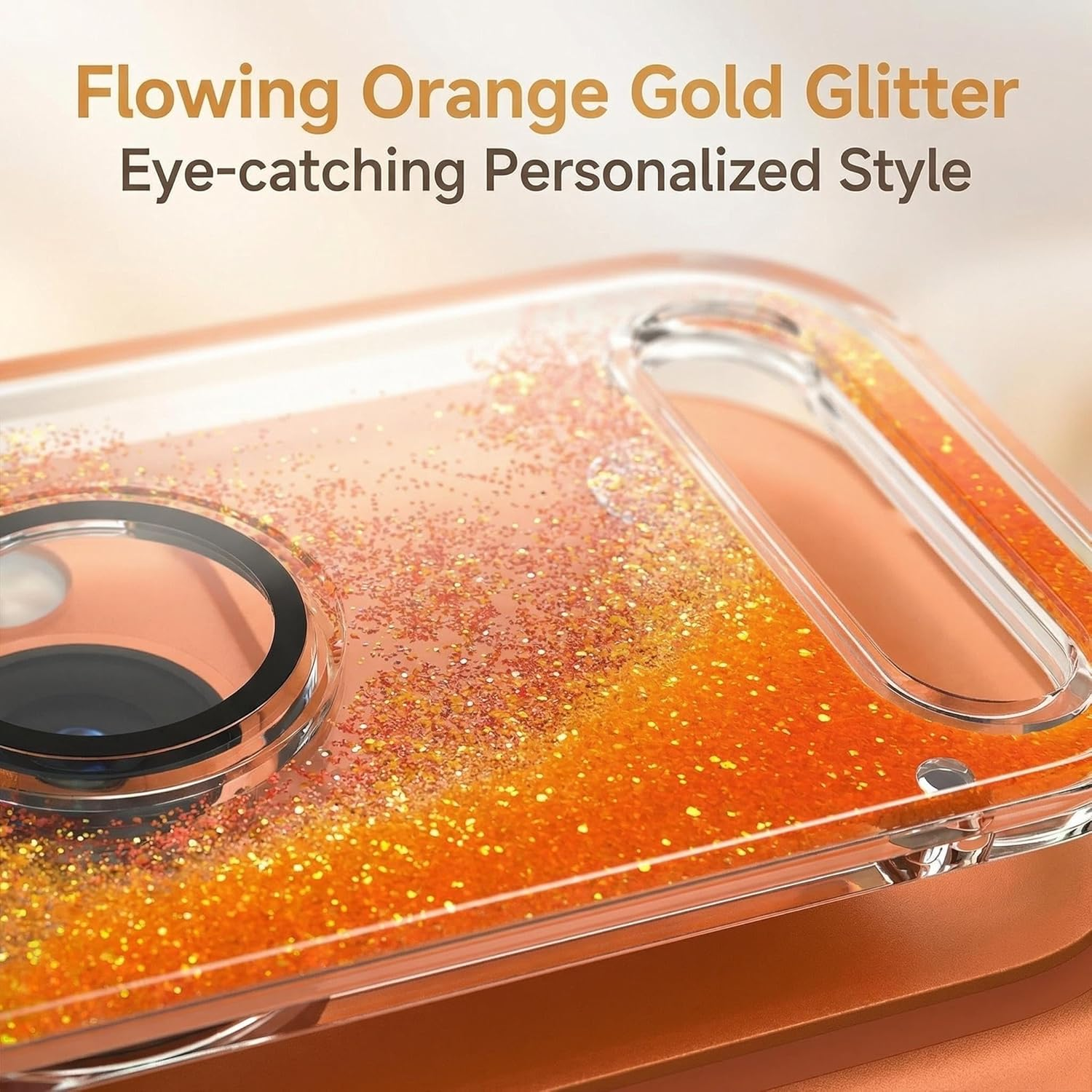 Flowing Glitter Integrated Camera Lens Protector product detail 4