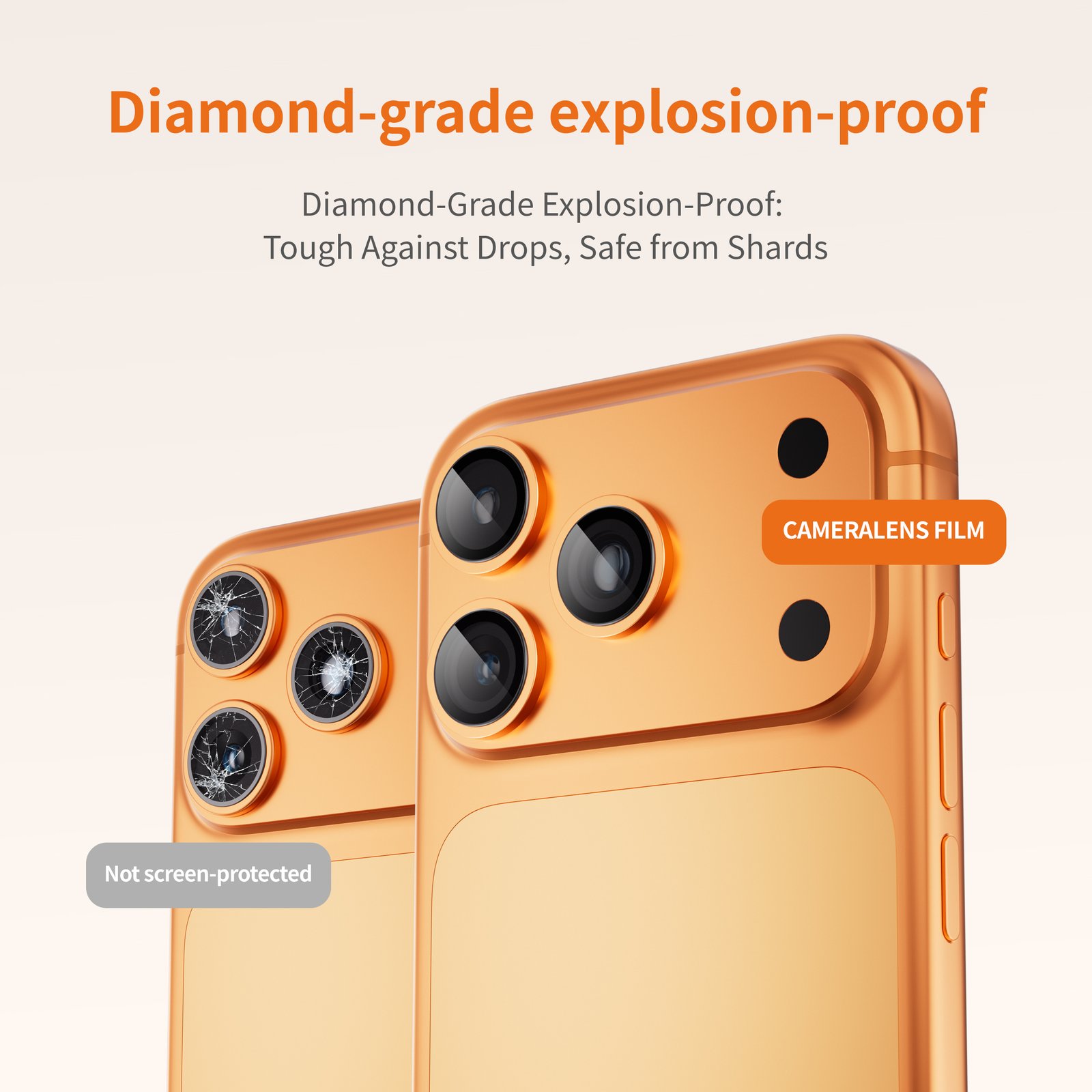 AR+AF Dual-Color Anti-Reflection Lens Protector product detail 4