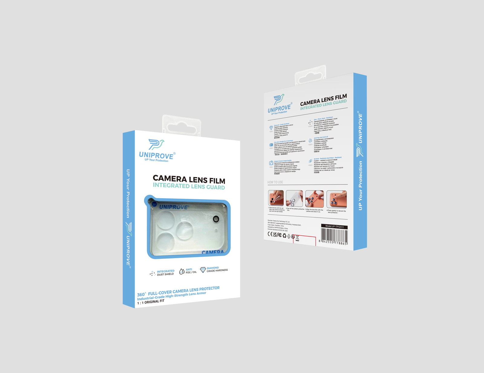 Clear Anti-Explosion Camera Lens Protector